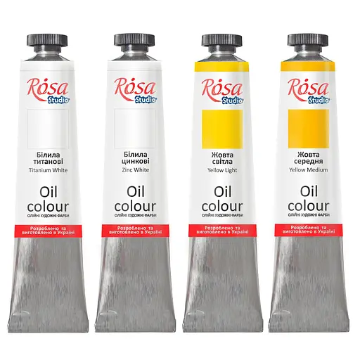 Фарба олійна Білила титанові (502) 45 мл Rosa Studio - фото 2