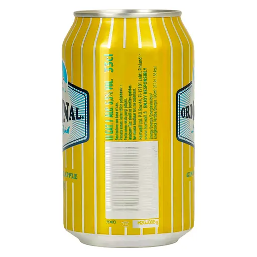 Напій слабоалкогольний газований Hartwall Original Long Drink Gin & Pineapple 0.33 л з/б  - фото 2