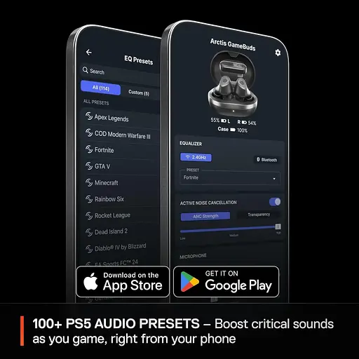 Навушники SteelSeries TWS Arctis GameBuds TWS Bluetooth Black (61680) - фото 5