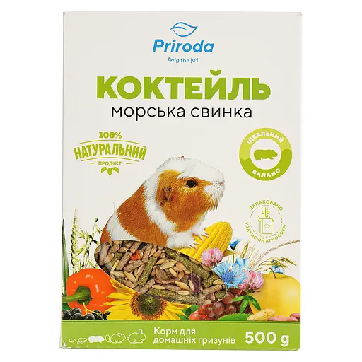 Корм для гризунів Природа Коктейль Морська свинка 500 г (PR740045) - фото 1