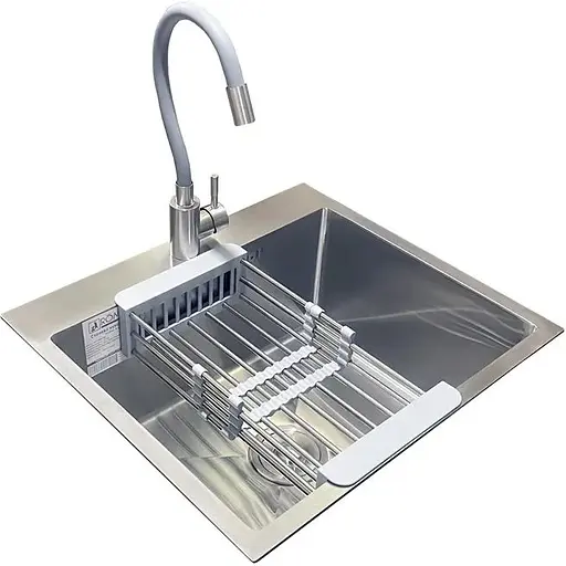 Комплект мийка + змішувач Romzha Arta U-490 (C) - фото 3