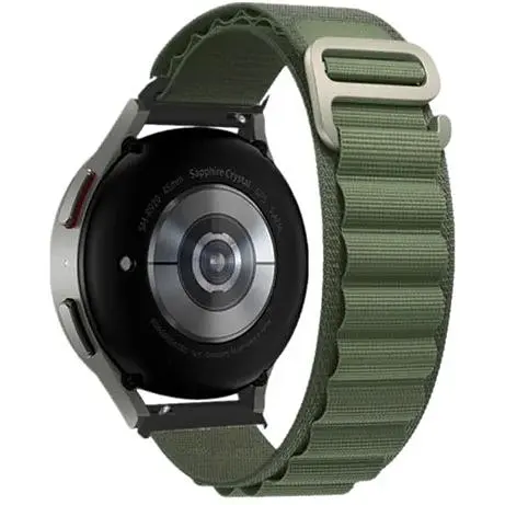 Ремешок DK CDK для Xiaomi Haylou LS02 20mm Polyester Alpine Loop (015587) (green) - фото 3