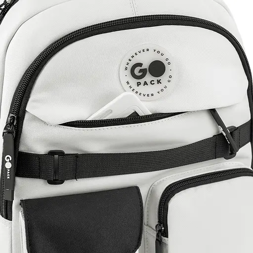 Рюкзак GoPack Education 183 светло-серый Серый (GO26-183M-2) - фото 11