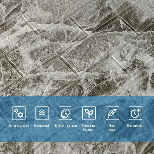 Панель стінова 3D Wall Sticker 700х770х2 мм (061-2) мармур чорний SW-00001912 - фото 4