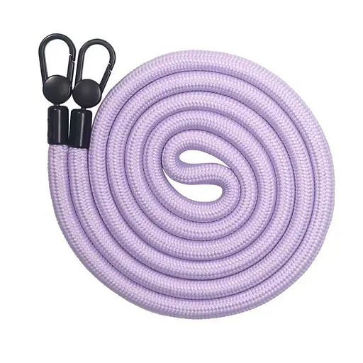 Чохол Epik TPU Transparent with Straps для Apple iPhone 15, 6.1 Light Purple - фото 2