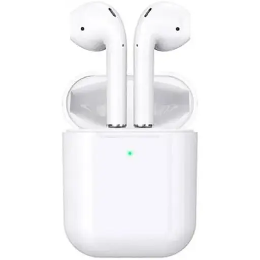 Бездротові навушники Hoco EW02 Plus TWS Bluetooth 5.1, з мікрофоном, вкладиші, з кейсом, білі