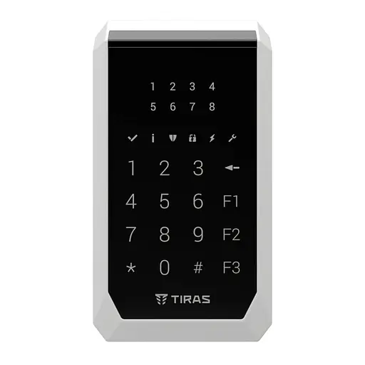 Клавиатура Tiras K-PAD8 Black на 8 индикаторов зон (21-00027) - фото 4