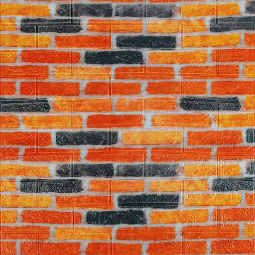 Самоклеющийся 3D панель 700х770х3мм Матовый Екатеринославский кирпич (047-3m) SW-00001440 - фото 1