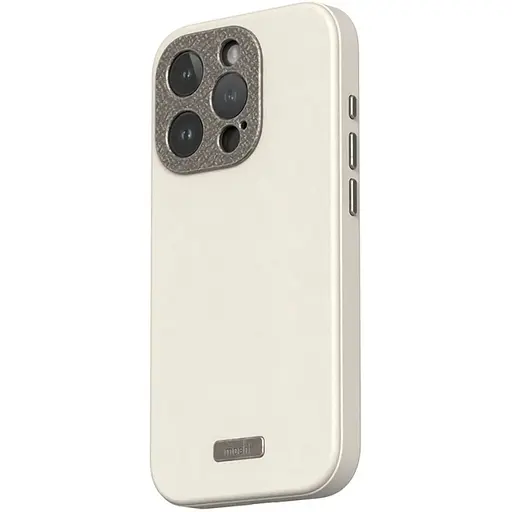 Чехол-накладка Moshi Napa Slim Hardshell Case Eggnog White для iPhone 15 Pro - фото 2