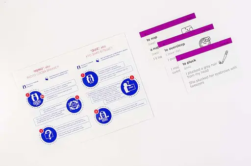 Настільна гра English Student Картки для вивчення англійської мови English Student Advanced C1 (укр.) (39122624) - фото 5