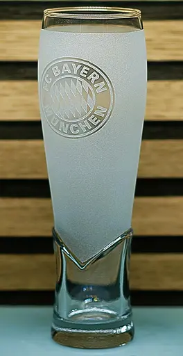Пивний келих крафтовий 440 мл ФК Bayern München Бавария з гравіюванням подарунок для фаната футбольна кружка матовий - фото 3