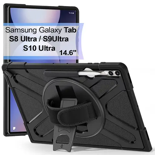 Чохол до планшета BeCover Heavy Duty Samsung Galaxy Tab S8 Ultra/S9 Ultra/S10 Ultra (X900/X906/X910/X916/X920/X926) 14.6" (713664) - фото 2