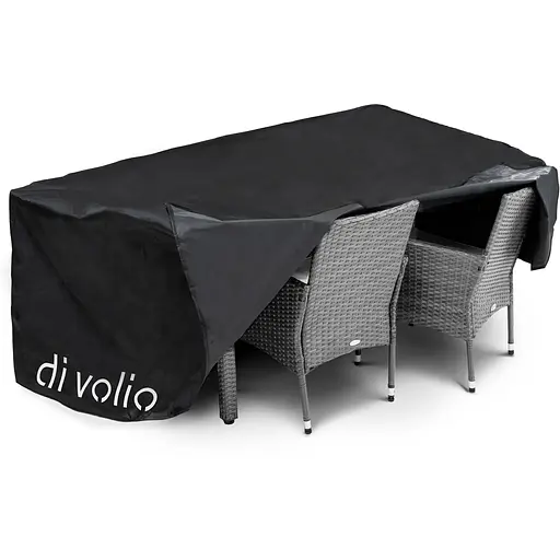 Садові меблі Di Volio Verona 6+1 сірий/сірий - фото 9