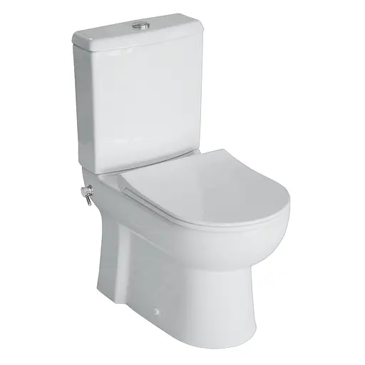 Унитаз-компакт с функцией биде Volle Virgo с сидением Soft Close 13-23-303, Белый - фото 1