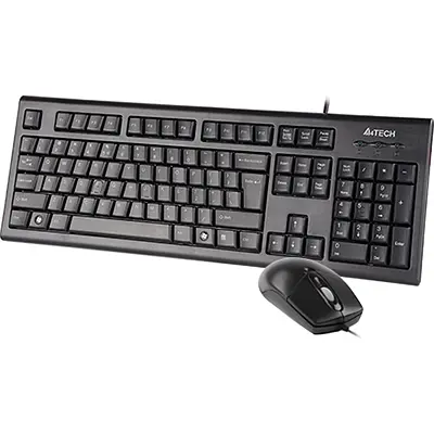 Комплект (клавіатура + миша) A4Tech KRS-8520D USB Black (KRS-8520D Black) - фото 2