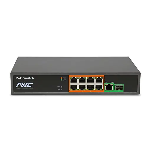 PoE-коммутатор 10-портовый NVC-908GS (73-00104)