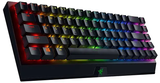 Клавіатура Razer BlackWidow V3 Mini Hyperspeed Yellow Wireless Black (RZ03-03890700-R3R1) - фото 3