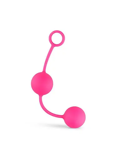 Вагінальні кульки Easy Toys Pleasure Balls, 16 см, рожевий - фото 3
