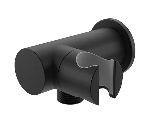 Душова система прихованного монтажу Kohlman Roxin Black + Box прихованого монтажу QW210RBR30, Чорний матовий - фото 6