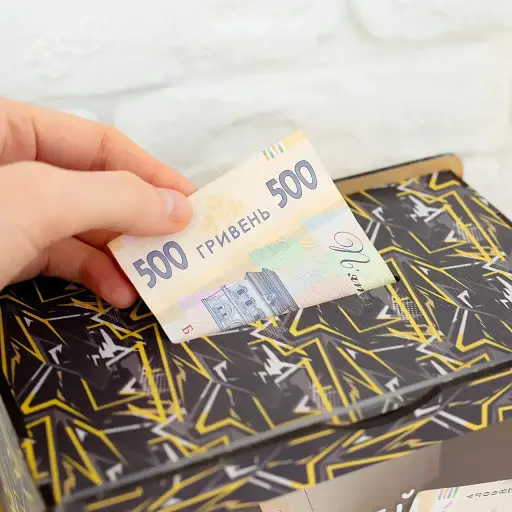 Сейф скарбничка Manufaktura дерев'яна велика Твій старт до мрії  - фото 3