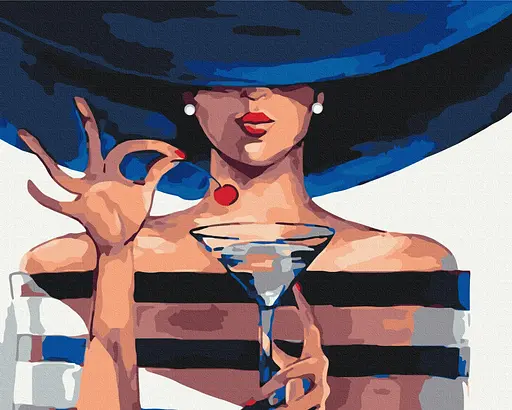 Картина за номерами на підрамнику Brushme Космополітен