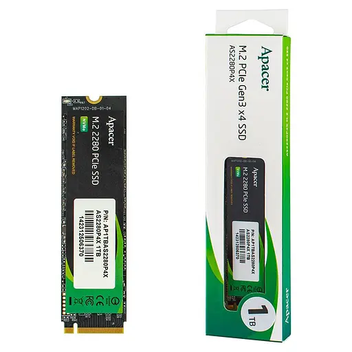Накопитель SSD 1TB Apacer AS2280P4X NVMe M.2 (AP1TBAS2280P4X-1) - фото 3
