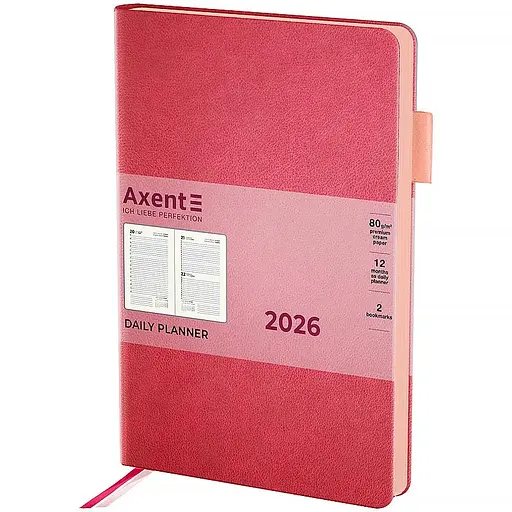 Щоденник Axent Partner Soft Muse 2026 рожевий 145 x 210 мм (8827-26-1-A) - фото 2