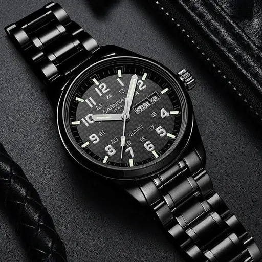 Часы мужские наручные Carnival Black Jack (Черные) - фото 9