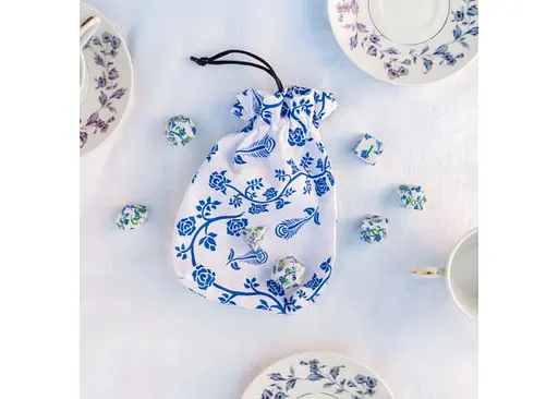 Мішечок для кубиків Q-Workshop Full Art Dice Pouch Porcelain (BWSPPORC201) - фото 2
