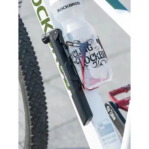 Насос для велосипеда ROCKBROS мини с креплением на раму ручной компактный - фото 4