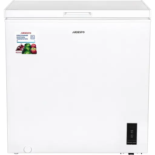 Ardesto Морозильна скриня, 198л, А+, ST, диспл зовн., режим холодильника, білий