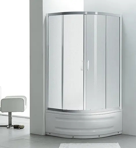Душова кабіна Eger Tisza Mely 90x90 на глибокому піддоні 599-187, матовий, білий - фото 3