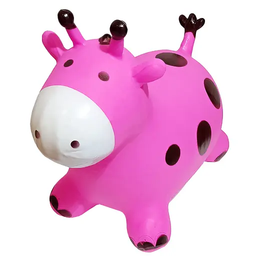 Дитяча іграшка-стрибун "Жирафік" RB2522 Рожевий