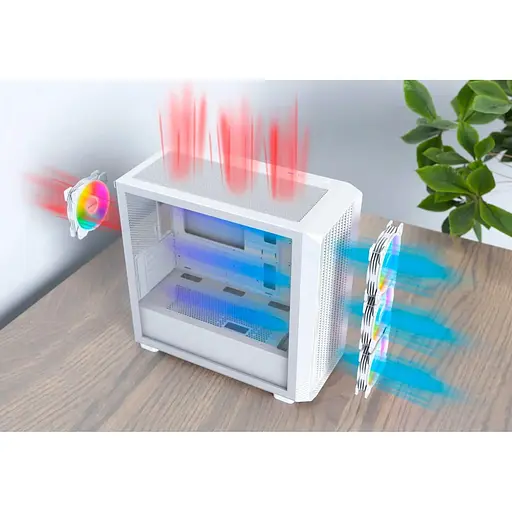 Корпус MONTECH PSU X5M (W) (X5M (W)) - фото 7