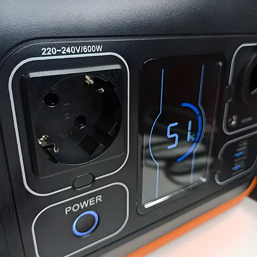 Набор портативная зарядная станция 600W с солнечной панелью OUPES 100W - фото 7