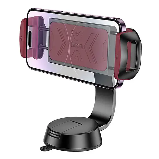 Автодержатель Hoco H68 Gamble tablet (center console) Black/Red - фото 4