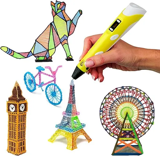 Набор PLA пластика для 3D ручки (4 цвета, 40 м) [46596]