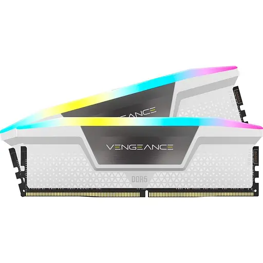 Модуль памяти DDR5 Corsair Vengeance RGB 2x16GB 6400MHz White (CMH32GX5M2B6400Z32W) [150012]
