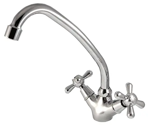 F4125 Змішувач для кухні буксовий шпилька Frap 1/10 Хром - фото 1