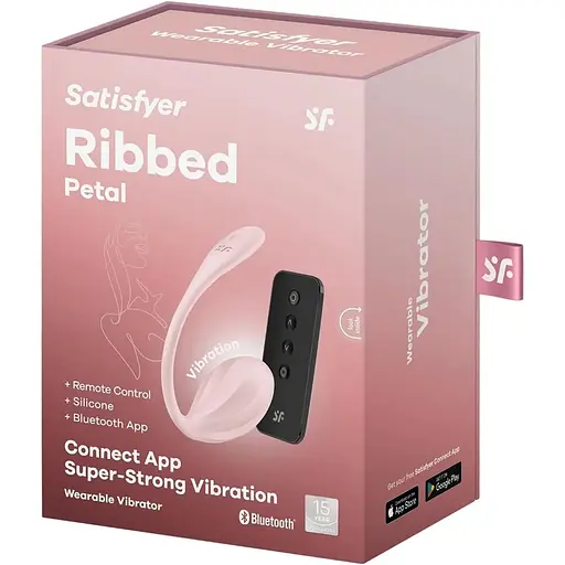 Віброяйце Satisfyer Ribbed Petal Rose - фото 7