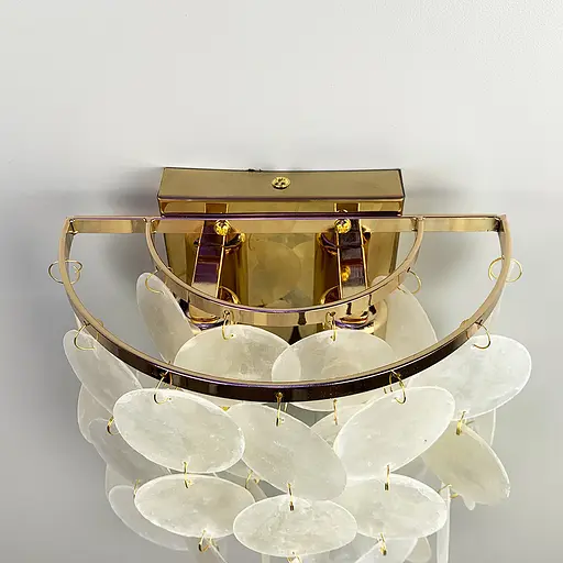 Золоте бра ATHELIA із перламутровими пластинами Line F 1537/2 GD - фото 4