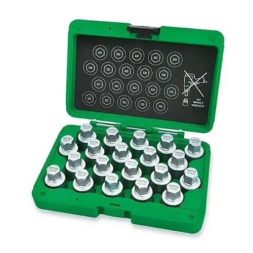 Комплект головок для секретных болтов VW 20 шт. Toptul hoz0009449 - фото 1