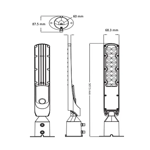 Светильник уличный LED ROCKET-50 6400K - фото 2