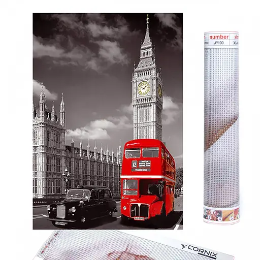 Набір алмазної мозаїки (вишивки) Cornix Art 40 x 30 см AY20 - фото 1