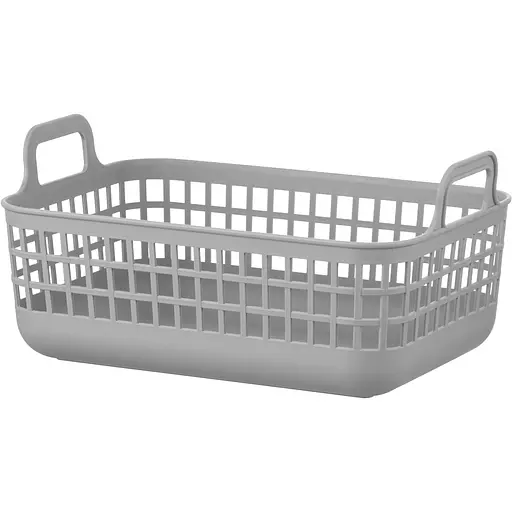 Кошик для зберігання Ardesto пластик PP 33x22x16.3 см 7 л cірий (ARHC2507GG)