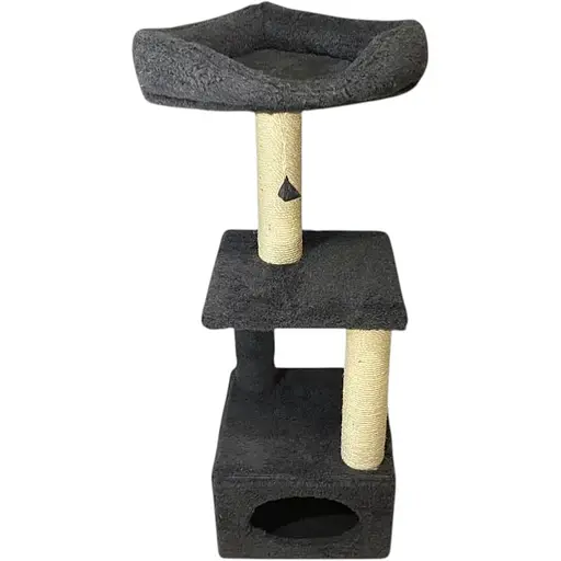 Дряпка Природа Д23 для котів з будиночком 36x36x115 см [CD] - фото 4