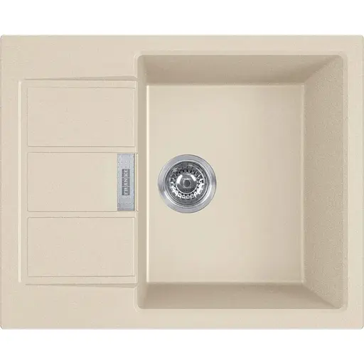 Кухонна мийка Franke Sirius 2 тектонайт, прямокут., з крилом, 620х500х200мм, чаша - 1, врізна, бежевий