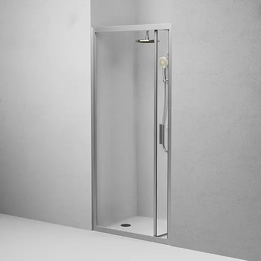 Душові двері AM.PM Gem 90x195 см скло прозоре хром W90UG-090-1F-195MT, прозорий, хром - фото 7