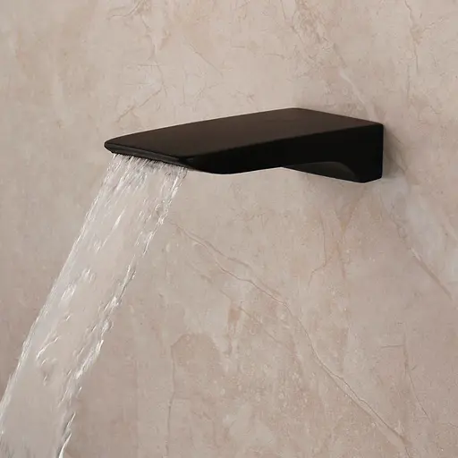 Смеситель для умывальника Rea Mason black черный настенный REA-B0690 Черный - фото 4