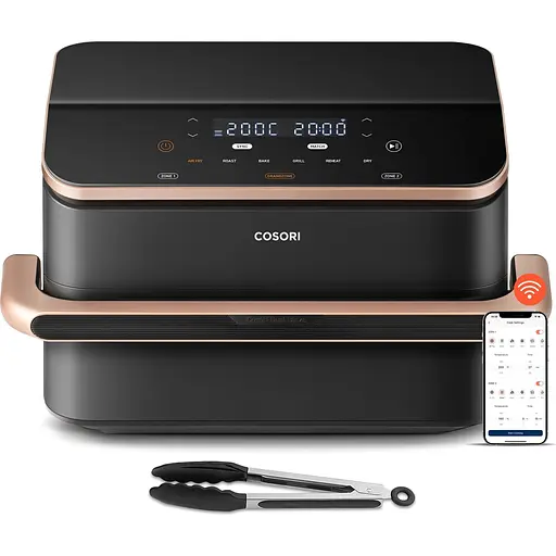 Мультипечь Cosori Dual Blaze Twinfry 10-Litre (CAF-TF101S-AEUR) [138045] - фото 2